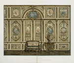 Fontainbleau : salle du conseil, XVIIIme siècle, peintures de Fr. Boucher (XVIIIme siècle)