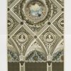 Mantoue : Camera de' Sposi au château : plafond peint par Mantegna, XVme siècle