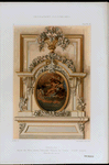 Berlin, salle de fète dans l'ancien Palais de Creuz, XVIIIe siècle, dessus de porte