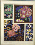 Four floral motifs