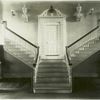 Stairway from the Hubon house, 48-50 Charter Street, Salem, built about 1772. Now in the museum of the Essex Institute.