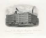 Steinway & Sons' Piano-forte Manufactory, Fourth Avenue. From ifty-secon to Fifty-third Streets, New York.