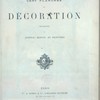 Recueil de cent planches de décoration