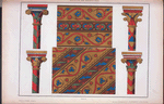 Columns and wall decoration