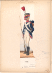 Holland (dom... Francais). (Empire). tirailleur. Garde Imperiale. 2e [twede] Regiment