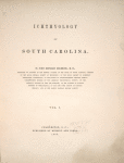 Ichthyology of South Carolina. 