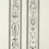 Two panels with grotesque ornamentaton