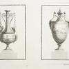 Two vases decorated with figures