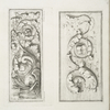 Two images of acanthus leaves