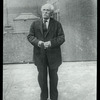 Man who lost sight in one eye through industrial accident, and in the other eye through poor treatment, 1913