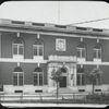 Morrisania Branch, exterior view showing entrance, Aug. 31, 1910.