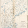 Physical Map of New England.