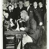 Bell opening the Chicago-New York long distance line, 1892