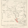 Map showing the distribution of the Bronze-tailed Peacock Pheasants