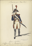 Bataafsche Republiek.  Garde Artillerie  (Lijfwacht van der Roodp... ). 1805