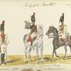 Bataafsche Republiek. Dragonders (Grenadier te Paard). Fraetinaansch (?) Garde:  Garde van der Roodp[...] . 1805