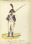 Bataafsche Republiek. 1-e Regiment Linie Infanterie (Grenadier). 1805