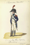 Bataafsche Republiek. 3-e en 4-e Reg. Infanterie (Grenadier). 1805