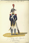 Bataafsche Republiek. 7-e en 8-e Reg. Linie Infanterie (Grenadier). 1805