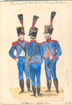 Bataafsche Republiek en Koninklijk Holland. Marine Soldaten. 1805