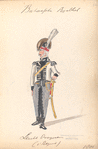 Bataafsche Republiek. Dragonder (1-t Regiment). 1805