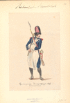 Bataafsche Republiek. Gewapende Burgermagt. Timmerman. 1805