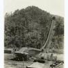 Exterior view [of] wire cable conveyor at coal mine