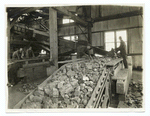 Steel afim [?] conveyor picking table