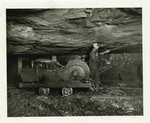 Ingersoll-Rand class ER mine car compressor and jackhammer outfit working in the Lynch Kentucky mines of the United States Coal & Coke Co.