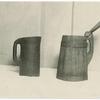 From left to right : birch and oak tankards