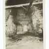 Interior of a hearth of the old Hecla charcoal furnace at Milesburgh, Pa. (?)