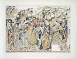 Tapisserie représentant Alexandre roi d'Écosse