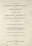 Title page, v. 2 Fauna boreali-Americana, or Zoology of the Northern parts of British America