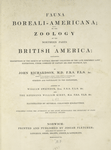 Fauna boreali-americana, or, The zoology of the northern parts of British America...