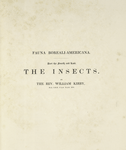 Fauna boreali-americana, or, The zoology of the northern parts of British America
