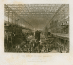 The nave of the Great Exhibition, looking west, held in London in 1851