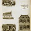 Building construction: Egyptian plasterers, lime grinding mill in Cairo, stonework, brickwork, mode of removing houses in America.
