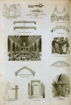 Construction: carpentry, hardware and door handles from Pompei, group of artisans.