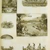 Maneuvering on water: Jacana floating on a water lily; gnats making boats with their eggs; New Zealand canoes; swimming courriers of Peru.