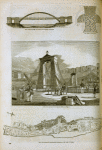 Suspension bridges, England; docks, Liverpool