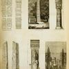 Egypt : obelisks and pillars, with hieroglyphics