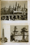 Architecture : Kremlin, Moscow; Chinese pagoda; buildings, Beijing