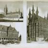 Gothic architecture : town halls in Ypres, Bremen and Louvain