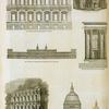 English architecture in London of Inigo Jones and Sir Christopher Wren : Banqueting House, Whitehall, and St. Paul's Cathedral.