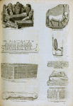 Egyptian sculpture, mummy cases, sarcophagi and hieroglyphics