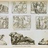 Portions of the southern frieze of the Parthenon. (British Museum.); sculptures from the eastern pediment of the Parthenon. (British Museum.)