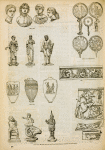Bas-reliefs, busts, and small statues (chiefly bronze); contained in the British Museum.
