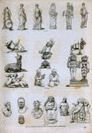 Small statues and miscellaneous figures (chiefly bronze); contained in the British Museum.