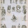 Bronze statues and other objects