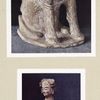 Chimère en terre cuite. H. 312 mm., L. 236 mm., E. 190 mm. (Chine. Dynastie Tang); Figurine en terre cuite. H. 125 mm. (Chine. Dynastie Tang)